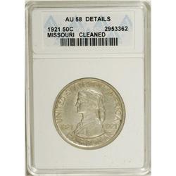 1921 50C Missouri--Cleaned--ANACS. AU58 Details. N