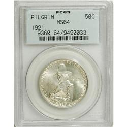 1921 50C Pilgrim MS64 PCGS. PCGS Population (900/8
