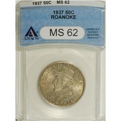 1937 50C Roanoke MS62 ANACS. NGC Census: (14/3053)