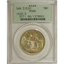 1935-S 50C San Diego MS66 PCGS. PCGS Population (1