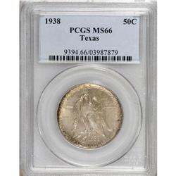1938 50C Texas MS66 PCGS. PCGS Population (159/27)