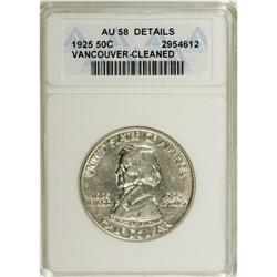 1925 50C Vancouver--Cleaned--ANACS. AU58 Details.