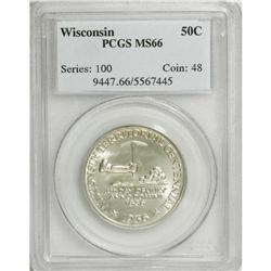 1936 50C Wisconsin MS66 PCGS. PCGS Population (131