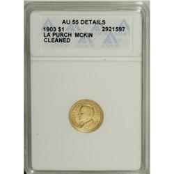 1903 G$1 Louisiana Purchase/McKinley--Cleaned--ANACS