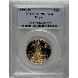 1995-W G$25 Half-Ounce Gold Eagle PR69 Deep Cameo PC
