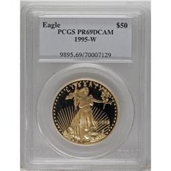 1995-W G$50 One-Ounce Gold Eagle PR69 Deep Cameo PCG