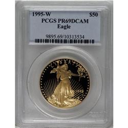 1995-W G$50 One-Ounce Gold Eagle PR69 Deep Cameo PCG