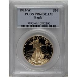1995-W G$50 One-Ounce Gold Eagle PR69 Deep Cameo PCG