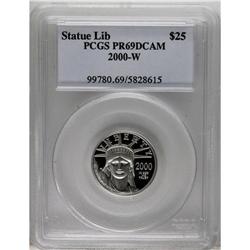 2000-W P$25 Quarter-Ounce Platinum Eagle PR69 Deep C