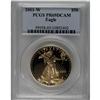 2001-W G$50 One-Ounce Gold Eagle PR69 Deep Cameo PCG