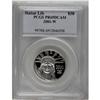 2001-W P$50 Half-Ounce Platinum Eagle PR69 Deep Came