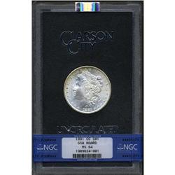 1881-CC $1 GSA HOARD MS64 NGC. NGC Census: (1264/705).