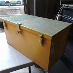 Large metal storage box