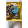 Image 2 : ELECTRIC FENCE CONTROLLER, WIRE AND INSULATORS AND TOOL HANDLES