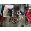 Image 1 : TOTE OF POWER TOOLS, AIR NAILERS