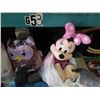 Image 2 : Lot of stuffed animals including Mickey, Minnie and sequin owl