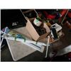 Image 1 : 2 BOXES OF LIGHTING, ELECTRONICS, FLASHLIGHTS, ESTATE GOODS