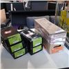 Image 1 : Five boxes of carriage bolts and box of blue lath nails