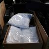 Image 2 : Box of mattress protectors and box of Ikea's shelves
