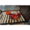 Image 2 : TORPEDO WOOD SLED AND KIDS MOTORCYCLE TOY