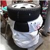 Image 1 : SET OF 4 MICHELIN 225/50R17 INCH TIRES ON 5 BOLT RIMS