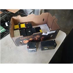TRAY OF BATTERIES