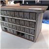 Image 2 : 36 drawer metal and wood hardware organizer