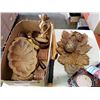 Image 2 : LOT OF WOOD CARVINGS, TOBACCO TINS