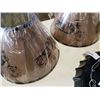 Image 2 : JACK DANIELS METAL BOTTLECAP SIGN AND MOTORCYCLE LAMP SHADE