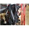 Image 1 : WOMENS SIZE SMALL LEATHER MOTORCYCLE CHAPS AND VEST