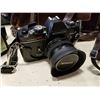 Image 2 : Canon ae-1 with vintage camera case and vinatge camera accessories