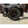 Image 8 : Canon ae-1 with vintage camera case and vinatge camera accessories
