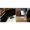Image 1 : Acer computer tower with windows 10, 640 gb HDD, 3 GB DDR3 ram with monitor, keyboard  and mouse