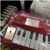 Image 3 : Box of various toys and games including vintage radio shack keyboard
