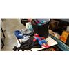 Image 1 : Bag of travel mugs, with backpack, ministicks, hammock and toys