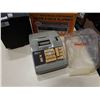 Image 4 : REALISTIC DIGITAL CLOCK RADIO CHRONODATE-266 IN BOX, ADDING MACHINE AND PROJECTOR