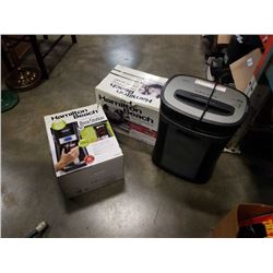 Paper shredder, brewstation and meat slcicer