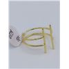 Image 2 : STERLING SILVER YELLOW GOLD PLATED RING - RETAIL $150