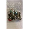 Image 2 : LOT OF VARIOUS JEWELLERY - RINGS, STERLING, ETC