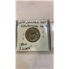 Image 3 : 3  1967 SILVER CANADIAN CENTENNIAL COINS - 50 CENT, 25 CENT, 10 CENT   .800 SILVER