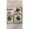 Image 2 : 7 CANADIAN 25 CENT COINS 1936-2016 GEORGE V, VI, ELIZABETH II  .800 SILVER