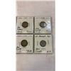 Image 3 : 7 CANADIAN KING GEORGE V SILVER DIMES 1915-1921  .925 SILVER