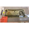 Image 2 : 3 CANADIAN BILLS - 1973  1 DOLLAR, 1954  2 DOLLAR, 1979  5 DOLLAR