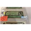 Image 3 : LAST 3 ISSUES OF CANADIAN 1 DOLLAR BILL - 1954, 1967, 1973