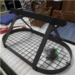 Grey pot hanging rack