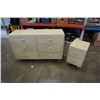 Image 1 : WHITE 6 DRAWER DRESSER AND 2 DRAWER NIGHTSTAND