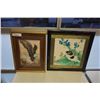 Image 1 : VINTAGE CHINESE WATER COLOUR AND 3D EAGLE ART