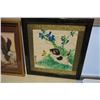 Image 2 : VINTAGE CHINESE WATER COLOUR AND 3D EAGLE ART