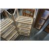 Image 2 : 3 WOOD FOLDING SHELVES