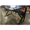Image 3 : METAL AND GLASS DESK